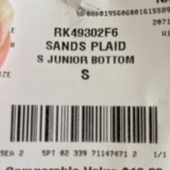 No Comments Checkered Dress Pants Cuffed Size Small (Junior) - Picture 10 of 10